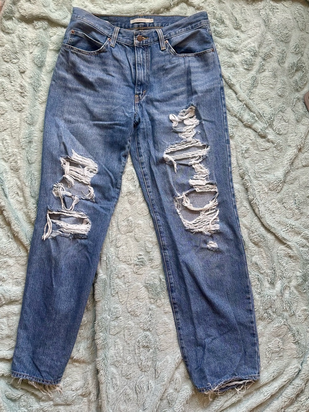 Levi's Light Blue '94 Baggy Women's Boyfriend Jeans - Picture 2 of 3